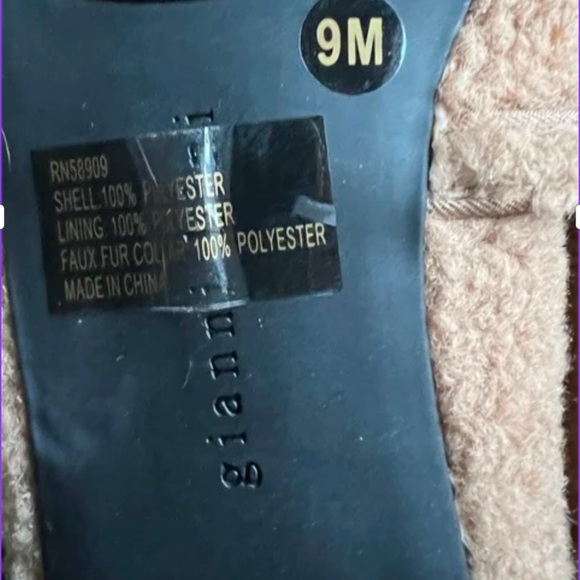 NWT Gianni Bini the Josie Two Faux Sherling Mary Jane Size 9 (no box) - Picture 5 of 5